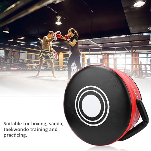 Gavigain Boxing Pads, Boxing Pads Curved Focus Mitts Taekwondo Focus Strength Training Shield Kick Boxing Pad for MMA, Kickboxing, Martial Arts, Muay Thai, Karate Training - color: Black