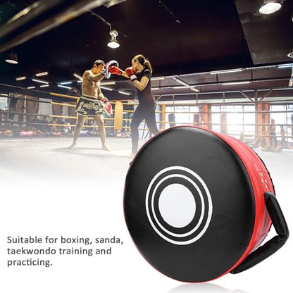 Gavigain Boxing Pads, Boxing Pads Curved Focus Mitts Taekwondo Focus Strength Training Shield Kick Boxing Pad for MMA, Kickboxing, Martial Arts, Muay Thai, Karate Training - color: Black