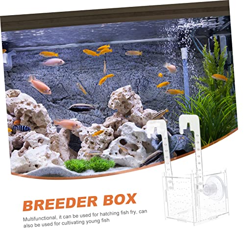 Isolation Box for Fish Transparent Breeding and Incubation Separator for Aquariums Easy to Clean and Store for Fish and Observation