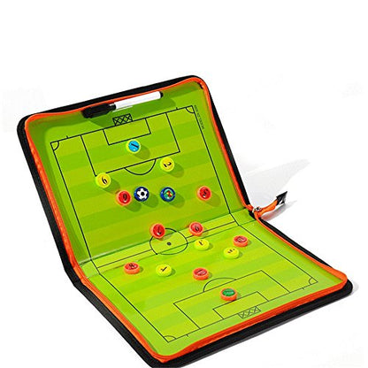 Pure Vie Portable Magnetic Soccer Coaching Board Football Tactics Clipboard | Soccer Strategy Whiteboard for Coaches Training and Matches, Dry Erase Board with Magnet, Pen Football Sport Coach Must Haves - color: 16.54'' X 11.32''