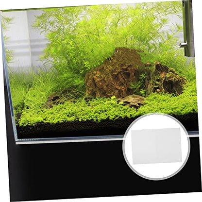 Garneck Thickened Fish Tank Bottom Pad -Skid Aquarium Mat for Leveling and Shock Absorption Fish Tank Accessories - color: White