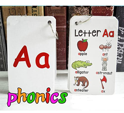 26PCS/Set ABC English Alphabet 26 Letters Child Flash Cards Baby Learning Toys Kids Gift Pre-Kindergarten