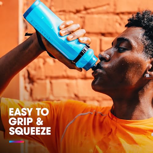 HydraPak Tempo Pro 400ml - Handheld Running Squeeze Bottle for Training and Race Day Hydration with Removable Strap (400ml/13oz) - Black - color: Black, style: 400ml