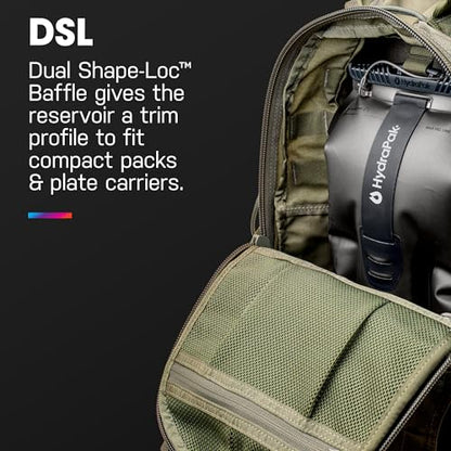 Hydrapak Force Ultra-Durable Water Bladder/Reservoir for Hydration Backpacks, 2L or 3L, Insulated Tube, Safe & Reliable - style: *NEW* 3L DSL