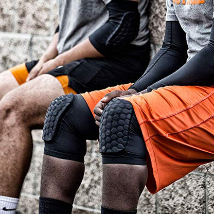 McDavid Moisture Wicking HEX Technology Knee Sleeves for Women/Men, Elbows & Shins Protection, Hex Pads - color: White, size: Small