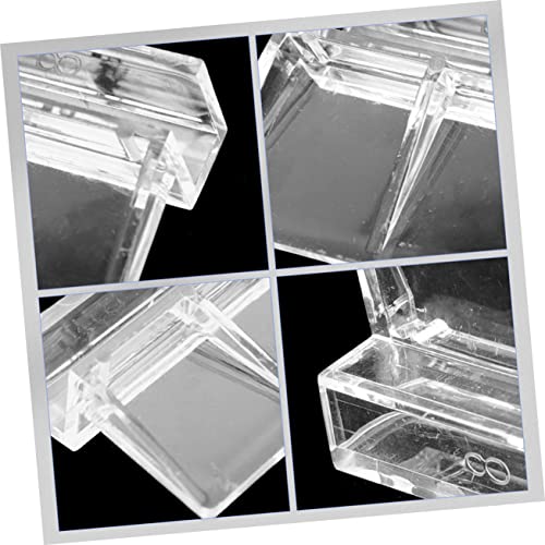 GALPADA 16pcs Aquarium Lid Support Clips Fish Tank Cover Holders for Sturdy Acrylic Brackets to Prevent Fish from Jumping for Open Aquariums and Tanks