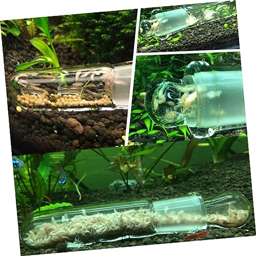 NOLITOY 3pcs Aquarium Fish Tank Glass Trap for Turbellarians Easy Catcher and Catcher for Aquarium