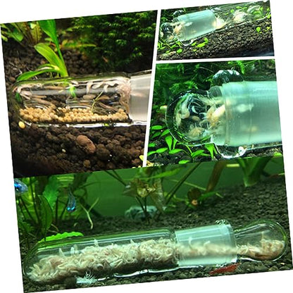 NOLITOY 3pcs Aquarium Fish Tank Glass Trap for Turbellarians Easy Catcher and Catcher for Aquarium