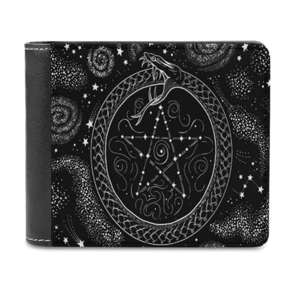 Mandala Moon Phase Bifold Wallet 4.6x3.7 Inch,Slim Compact Folding Wallet with Card Slots And Cash Pocket Lightweight Wallet for Everyday Carry Travel Business - color: Mandala Moon Phase