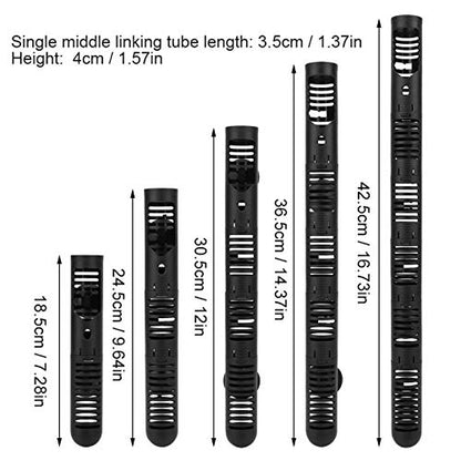 GOTOTOP Fish Heater Protective Case, Aquarium Fish Heater Protective Case Detachable Designed Cover with Suction Cups(No. 2 Protective Sleeve 30.55 cm Long) - size: No. 2 protective sleeve 30.55 cm long