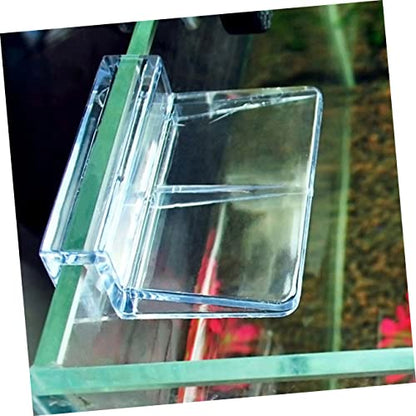 YARNOW 15pcs Fish Tank Support Clips for Glass Covers and Lightweight Aquarium Lid Holders for Stability - size: 5.5X4X1.8CM