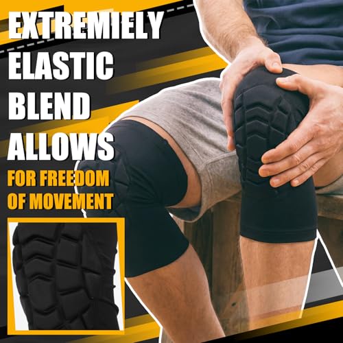 Lewtemi Wrestling Headgear Knee Pads Set Including Adjustable Thick Wrestling Ear Guard and Protective Anti-Slip Knee Pads for Sparring Brazilian Jiu Jitsu Training - size: L Size
