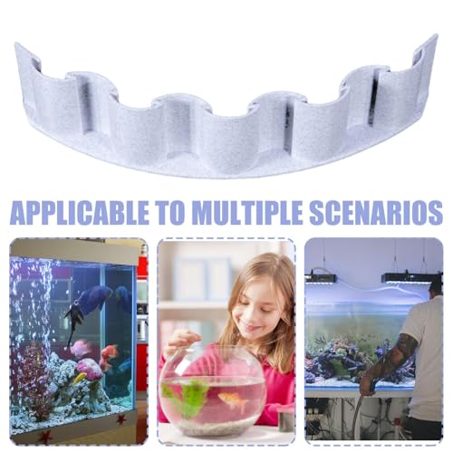 Aquarium Substrate Divider Fish Tank Sand Screen Substrate Fence | Water Plant Fish Tank Bottom Fence, Separate Gravel in Aquarium or Terrarium - color: Style B