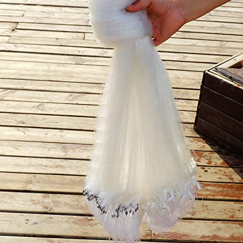 Fishing Net Gill Net 100m x 2m 5x5cm Mesh 0.25mm Twine | Ready-to-use single-layer gill net with float and sinker line