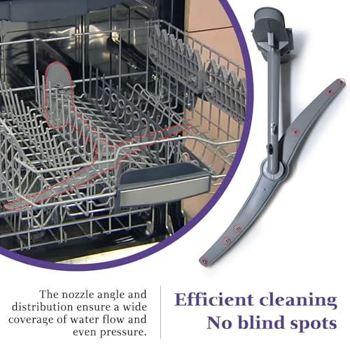 00745856 Dishwasher Upper Spray Arm Assembly Compatible with Boh,00745856 Spray Arm Replacement 745856 3279216 AP5691325 PS8737036 EAP8737036 ﻿
