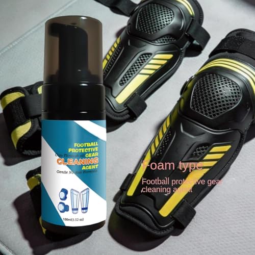 Soccer Glove Cleaner 100ml Fitness Care Odor Remover Foam | Boxing Gear Freshener for Shoes Work Boots Clothing Helmet Pads Yoga Mats Hockey Baseball Football