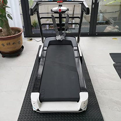 V3VOGUE Treadmill Mat, Exercise Equipment Mats, High Density Floor Protector, Noise Reduction Fitness Mat, Sound Absorbing Mat, Indoor Exercise Waterproof & Carpet Protection - size: 200*100cm