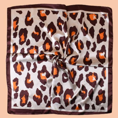 Head Scarf Hair Neck Scarves for Women Purse Bag Scarfs for Handbag Silky Satin Square Headscarf Fashion Hair Bandanas - color: Dark Red 2