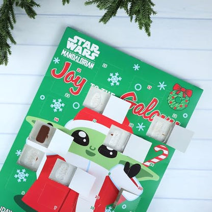 2024 Star Wars Mandalorian Christmas Advent Calendar with Chocolate, 13 3/4 Inches