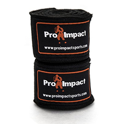 180 Inch Mexican Style Boxing Hand Wraps – Stretchable Wrist & Knuckle Support for MMA, Muay Thai, Kickboxing, Heavy Bag & Combat Training – Men & Women - color: 1 Black