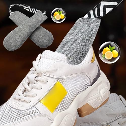 Boxing Glove Deodorizer Lemon Fragrance Glove Deodorizers Bamboo Charcoal Sports Shoes Deodorizer with Connecting Strap