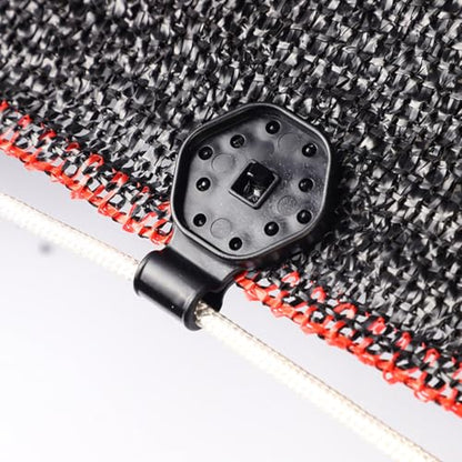 Ciieeo 100pcs Sunshade Clips and Reusable Mesh Buckles for Garden Greenhouse, round Tarp Clips with Strong Grip, Outdoor Shade Cloth Clamps for Backyard and Farming Structures