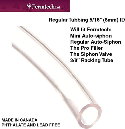 Vinyl PVC tubing Certified (NSF 51) Multipurpose Food Grade Beer Brewing Line Clear Tubing, Kegerator, Wine Making, Aquaponics, Air Hose, 5/16 ID - 7/16 OD, Clear (50 Feet) - size: 50 Feet