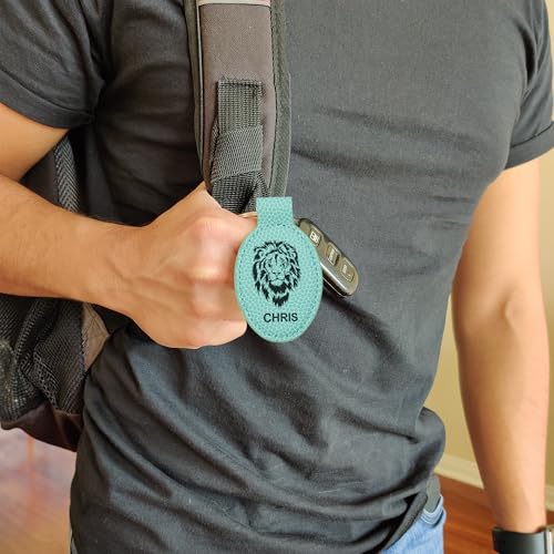 LaserGram Oval Keychain, Allah 1, Personalized Engraving Included (Basketball Teal) - color: Basketball Teal