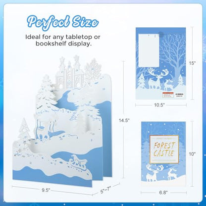 WhatSign Woodland Advent Calendar 2025 - Christmas Countdown Calendar Winter Woodland Wonderland 24 Days Till Xmas for Women Kids Adult Teen Girls - color: Woodland