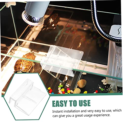 10pcs Fish Tank Cover Brackets Acrylic Support Rack for Aquarium Lids Durable and Wear-resistant Holders for Covers for Open Fish Tanks