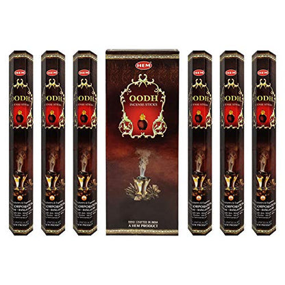 Oud Incense Sticks and Incense Stick Holder Bundle Insence Insense Hem Incense Sticks - color: Oodh