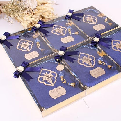 IEF Personalized Yaseen Dua Book Prayer Beads Islamic Gift Set, Ramadan Eid Wedding Birthday Anniversary Mother's Day Father's Day Gifts, Party Favors for Guests (Style-3) - color: Style-3