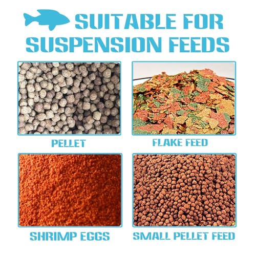 Fish Feeding Ring, Fish Safe Floating Food Feeder Circle Blue, with Suction Cup Aquarium, Square and Round Shape Fish Tank Towels - for Guppy, Betta, Goldfish, Etc (1 Square) - color: Black Square