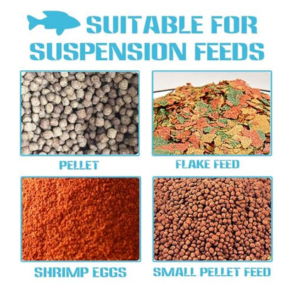 Fish Feeding Ring, Fish Safe Floating Food Feeder Circle Blue, with Suction Cup Aquarium, Square and Round Shape Fish Tank Towels - for Guppy, Betta, Goldfish, Etc (1 Square) - color: Black Square