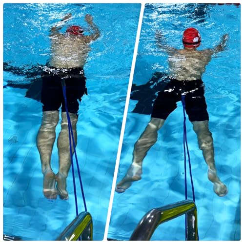 Swimming Resistance Training Set - Aquatic Resistance Belt, Swim Parachute, Pool Trainer Set - style: A