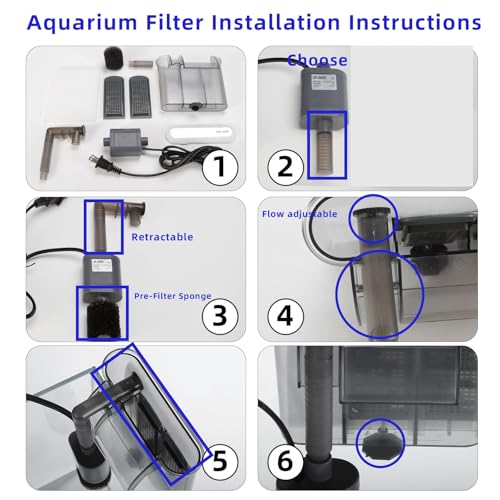Vimvins 10 Gallon Glass Fish Tank, Easy to Maintain Small Aquarium for Betta/Shrimp and Aquatic Planting. - size: 10 Gallon