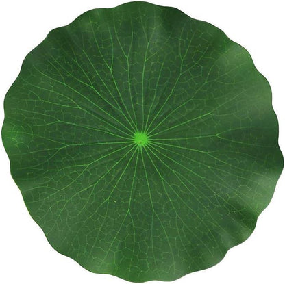 2Pcs 28cm Lily Pads for Ponds, Artificial Floating Lotus Leaves Fake Foliage Plant Garden Pond Pool Decor Artificial Plants and Flowers