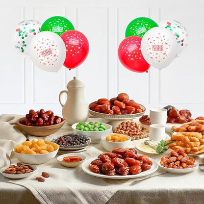 Ramadan Mubarak Balloons: Watermelon Decoration Latex Balloons - style: Ramadan Latex Balloons