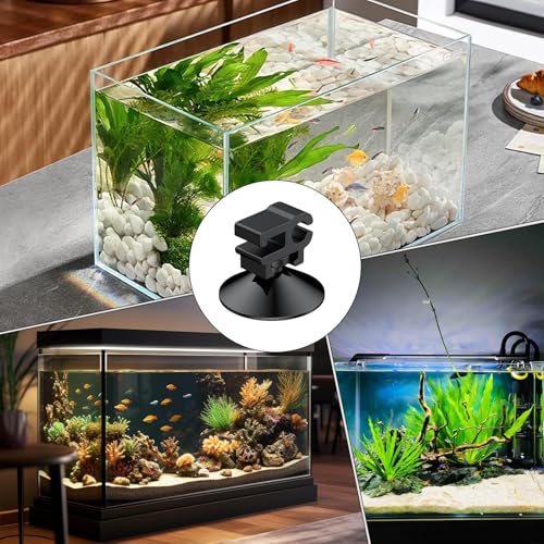 Aquarium Suction Cups | Suction Cup Clips for Aquarium,Fish Tank Cable Holder,for Air Pump Power Cord Wire Cable Tube Airline Hose LED Strips Decoration