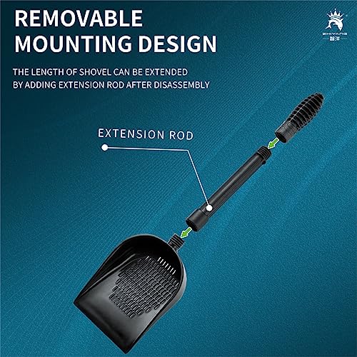 Aquarium Sand Sifter – Sand Shovel with Fine Mesh Grate, Fish Tank Gravel Tool for Waste & Debris, Black