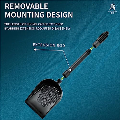 Aquarium Sand Sifter – Sand Shovel with Fine Mesh Grate, Fish Tank Gravel Tool for Waste & Debris, Black