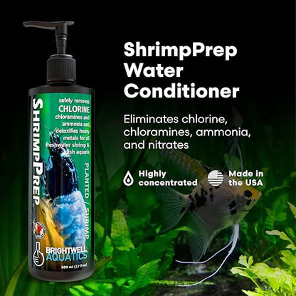 Brightwell Aquatics Shrimp Prep Shrimp Tank Starter 500ml - size: 500-ml