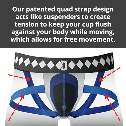 Diamond MMA Compression Shorts with Built-in Jock Strap Supporter with Athletic Cup Pocket for Sports - style: Youth