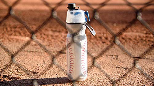 O2COOL Mist N Sip 20 oz Misting Sports Water Bottle 2-Pack Baseball | Yes - color: Baseball, style: Baseball