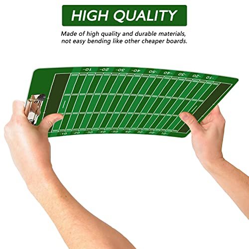 Coach Board Clipboard Premium Tactical Double-Sided Coach Marker Board with Full & Half Court Dry Erase Marker Board for Basketball Baseball Football Soccer Hockey Lacrosse & Volleyball Coahces - color: Football Clipboard