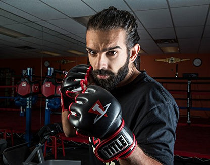 Title Conflict MMA Pro Fight Gloves - Boxing Gloves, Boxing Gloves Men, Boxing Gloves Women, MMA Gloves, Muay Thai Gloves, MMA Gloves Men, Kickboxing Gloves, Boxing Equipment, MMA Pro Fight Glove - size: X-Large