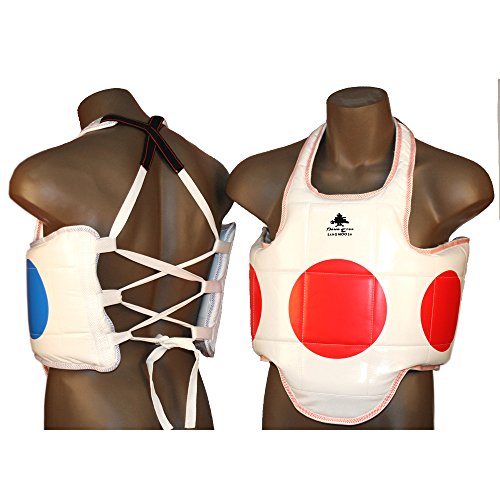 Pine Tree Sang Moo Sa Martial Arts, Taekwondo, Reversible Chest Guard Dot - size: 0 - Child Small