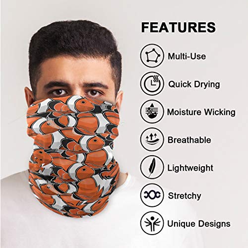 visesunny Seamless Scarves Bandana Scarf UV Resistence Outdoor Sport Balaclavas Headwear Headband Unisex - color: Multi26