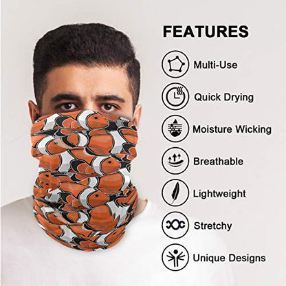 visesunny Seamless Scarves Bandana Scarf UV Resistence Outdoor Sport Balaclavas Headwear Headband Unisex - color: Multi26