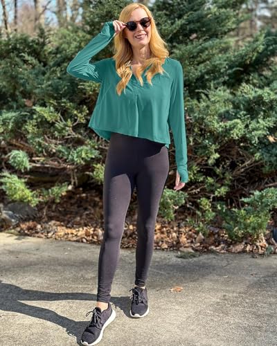 G4Free Skimetic Womens UPF 50+ Sun Hoodie Shirts - Quick Dry Running Jacket Long Sleeve Rash Guard Zip Pocket Hiking Athlete - color: Myrtle Green, size: X-Small